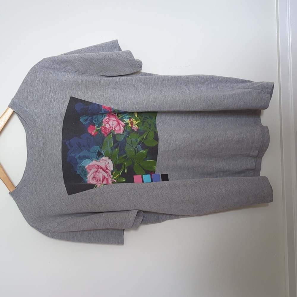 Mighty Fine | Floral Color Palette T-shirt, XXL